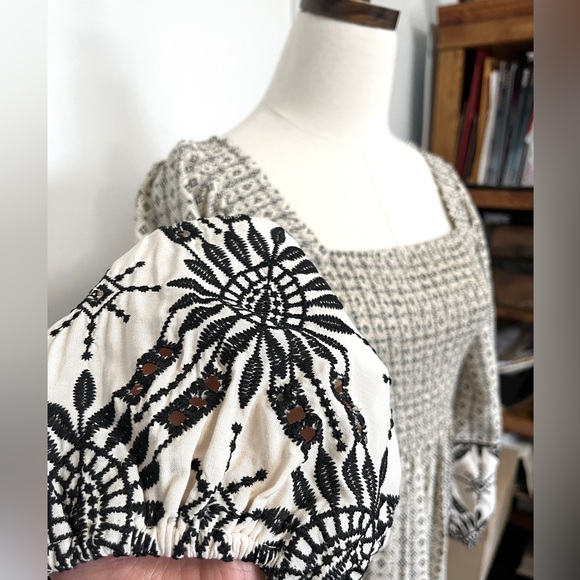 Canadian Designer TRIBAL 2-Ways Printed Dress with Embroidery - Picture 8 of 8